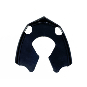 Guardabarros de goma negro para Lambretta GP/DL - Product Image 1