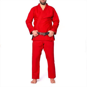Personalizado algodón/poliéster BJJ Gi preencogido perla y tejido de panal estiramiento ligero secado rápido brasileño Jiu Jitsu Kimono - Product Image 1