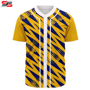Maillot de baseball d'équipe personnalisé avec tissu en polyester souple et design ample pour un confort débit d'air maximal à bas prix - Product Image 3
