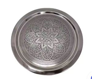 ถาดเสิร์ฟขนมช็อกโกแลตและของหวานสุดหรูทำจากโลหะสแตนเลส - Product Image 1