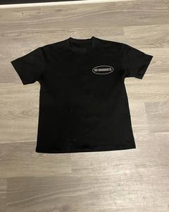 Camiseta Vintage recortada Unisex con estampado gráfico de doble capa de alta calidad, parches bordados desgastados, camisetas lavadas con ácido - Product Image 3