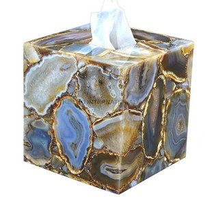 Par de Cajas de Pañuelos de Lujo Estilo Europeo, Decoración para el Hogar, Portátiles, Forma Rectangular, Elegantes - Product Image 5