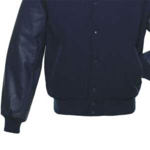 แจ็กเก็ตตัวแทนมหาวิทยาลัยที่ออกแบบอย่างเรียบง่ายเสื้อแจ็คเก็ตมีตัวอักษรสีและโลโก้ที่กำหนดเอง - Product Image 4