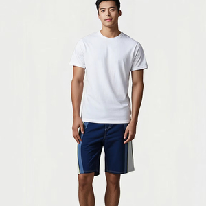 MEN WOOLEN CASUAL SUMMER SPORT <b>SHORTS</b> QUICK DRY BREATHABLE HIGH QUALITY <b>TOWEL</b> SET with CUSTOM LOGO - Product Image 1