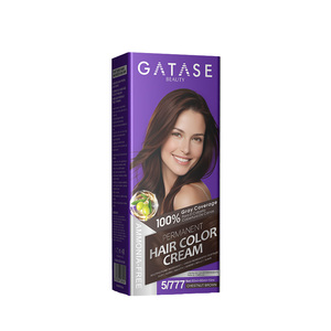 Commercio all'ingrosso Gatase OEM copertura per <span class=keywords><strong>capelli</strong></span> grigio 100% naturale <span class=keywords><strong>nero</strong></span> organico permanente per adulti Kit tinture per <span class=keywords><strong>capelli</strong></span> a lunga durata - Product Image 2