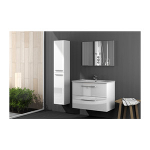 Mobile Bagno Aruba 2 Cassetti 80 Sospeso Bianco - Product Image 1