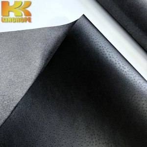 Cuero Sintético de Microfibra PU Estampado de Primera Calidad de <span class=keywords><strong>0</strong></span>.<span class=keywords><strong>6</strong></span> mm, Impermeable, con Revestimiento Spunlace para Forro de Zapatos/Bolsos - Product Image 1