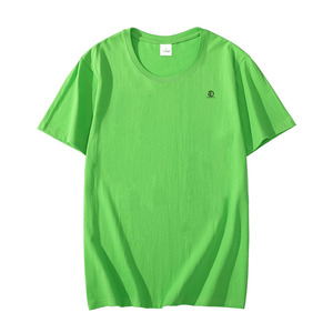 60% coton 40% Polyester hommes Oem logo impression personnalisée broderie conception en gros blanc uni blanc t-shirt - Product Image 2