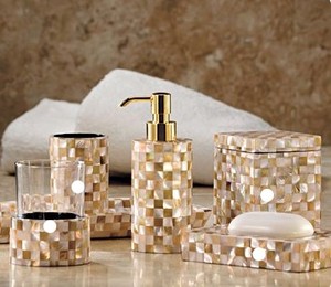 Très remarquable conçu résine salle de bain organisateur à la main époxy salle de bain accessoires disponibles à prix nominal à vendre - Product Image 5