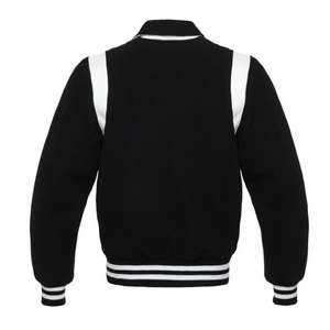 Stylish Factory Price Men's Custom Made Best Quality Youth Baseball Letterman Varsity Jacket Color <b>Fleece</b> Varsity Men's Jacket - Product Image 3