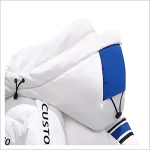 Veste matelassée à bulles personnalisée OEM 2024, imperméable, de haute qualité, rembourrée de coton, à capuche, style streetwear, toutes saisons, pour homme, hiver - Product Image 3