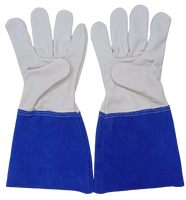Gants de protection TIG MIG en cuir, ignifuges, imperméables, anti-choc, personnalisables avec logo, livraison rapide – Vente Flash