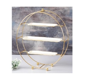 Stylish Design Metal <b>Gold</b> <b>Cake</b> Stand Customized Table <b>Top</b> <b>Cake</b> Decoration Handmade Wholesale Price Metal <b>Cake</b> Stand <b>Gold</b> Wire - Product Image 5