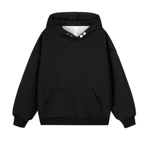 E Hoodies Sportswear Custom Pullover Sudadera con capucha Chándal Heavyweight Chándal Plain Blank - Product Image 4