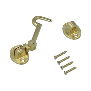 Timbre Multiusos Reforzado con Tornillos de 100 mm en Latón Pulido - Product Image 1