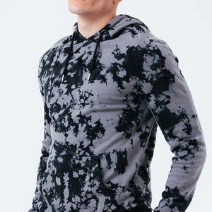 Latest Fashionable Custom Logo <b>Men</b> Acid Wash Hoodies 100% Cotton Winter Wear Plain Dyed Acid Wash <b>Hoodie</b> - Product Image 4