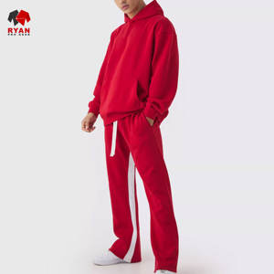 Survêtement sur mesure pour homme, fermeture éclair, col à capuche avec logo personnalisé, conception ODM, fournisseur d'usine - Product Image 4