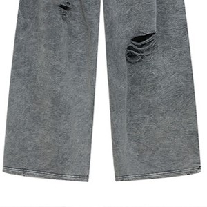 Pantalon de survêtement décontracté pour hommes, effet usé, respirant, écologique, haute qualité, léger, personnalisable, vente en gros OEM pour adultes - Product Image 3