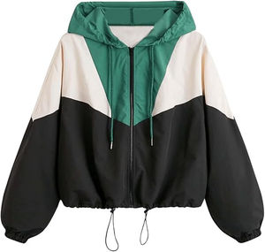 Nueva chaqueta impermeable de moda para mujer, cortavientos rojo ligero, paquete de nailon, ropa activa capaz, chaqueta para exteriores para mujer, chaqueta - Product Image 1