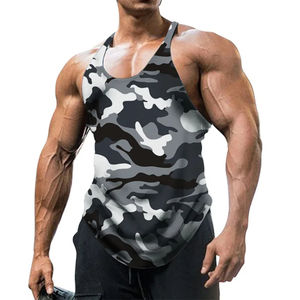 Gym Singlets Cotton Wholesale Tank Top <b>Man</b> Undershirts Fitness Singlet Bodybuilding Workout Gym <b>Vest</b> - Product Image 4
