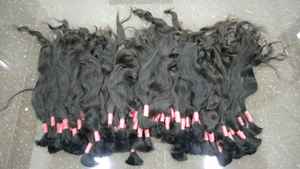 Extensiones de Cabello Humano Indio de Primera Calidad, de un Solo Donante, Cabello Virgen Crudo, la Mejor Calidad, Sin Enredos, Sedoso, Liso y Ondulado - Product Image 2