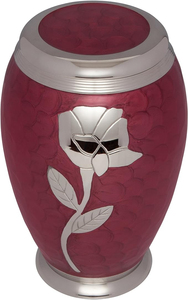 Urnas funerarias de cenizas anheladas a mano de metal de alta calidad para uso de cremación Urnas clásicas con anillo de Peltre - Product Image 2