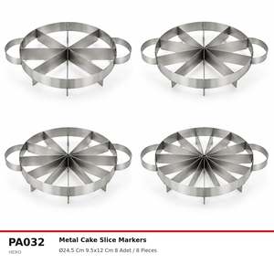 Fida Stainless Metal <b>Cake</b> <b>Cutter</b> - 8 - Product Image 1