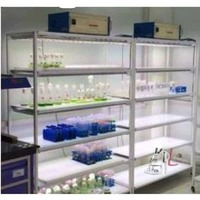 Étagère de stockage industrielle en acier inoxydable pour laboratoire de culture cellulaire, pour salles de culture, 4 niveaux ETCR-4R