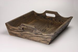 Noël Extra Large WoodenHealthy plateau en bambou servant le plateau de petit-déjeuner de restaurant, plateau de service de nourriture en bambou et en bois d'hôtel - Product Image 6