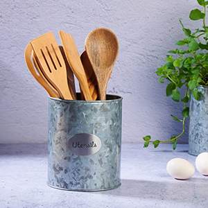 Porte-ustensiles de cuisine Porte-ustensiles galvanisés Outils de cuisson Ustensiles de cuisine Ustensiles de cuisine Doux - Product Image 3