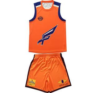 Uniforme de Baloncesto Personalizado con Sublimación, Transpirable, Sin Mangas, para Hombre, Conjunto de Camiseta y Pantalones Cortos, 100% Poliéster, Unisex - Product Image 1