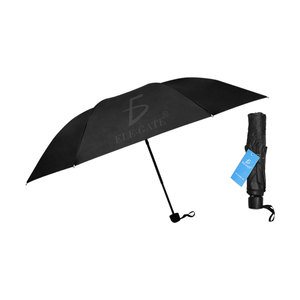 <b>Automatic</b> Compact Three-Folding Rain <b>Umbrella</b> Minimalist Fashionable Mini Pocket Parasol with UV Printing for Travel - Product Image 1