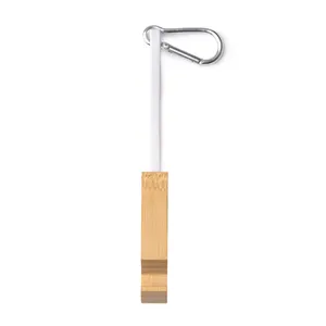 Cavo di Ricarica USB Personalizzato 4-in-1 Kento Bamboo per Gadget Promozionali - Product Image 1