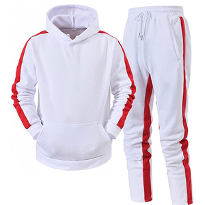 Survêtement de sport à capuche personnalisé avec logo pour hommes, faible MOQ, haute qualité, 100% coton, entraînement en salle de sport - Product Image 1