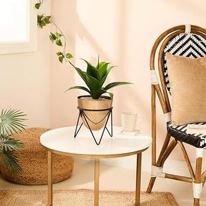 กระถางดอกไม้และที่ปลูกต้นไม้โลหะสไตล์มินิมอลเส้นเรียบๆสำหรับตกแต่งบ้านร่วมสมัยและสวนกลางแจ้ง - Product Image 2