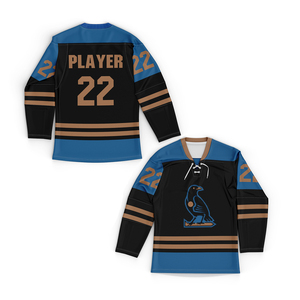 Todos los colores transpirable popular Jersey de hockey sobre hielo Etiqueta privada casual liso Jersey de hockey sobre hielo con logotipo Profesional - Product Image 5