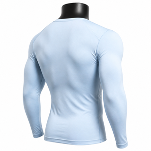 Custom Men’s Compression Shirt <b>Long</b> <b>Sleeve</b> Quick Dry Gym Fitness Tight <b>Base</b> <b>Layer</b> Activewear OEM ODM - Product Image 5