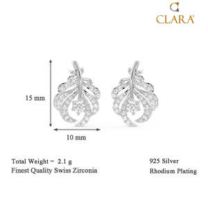 Compre Pendientes de Plata de Ley 925 de Primera Calidad para Mujeres y Niñas, Modernos, con Diamantes, Oro Rosa, Oro, Forma de Corazón, Estrella, para Boda - Product Image 4