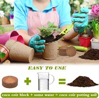 Granulés de tourbe de noix de coco de meilleure qualité prix de gros comparatif pour la culture de plantes graines de sol de noix de coco pour les jardins
