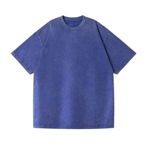 Fabricant de vêtements en gros blanc haute Gsm 100% coton T-Shirt surdimensionné épaule tombante ajusté motif imprimé pour hommes - Product Image 2
