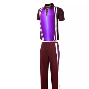 Wholesale Custom Designed Men's Heat-Transfer Printed Team Name 100% Polyester OEM Service Adults' <b>Cricket</b> <b>Kits</b> Moisture-Wicking - Product Image 6