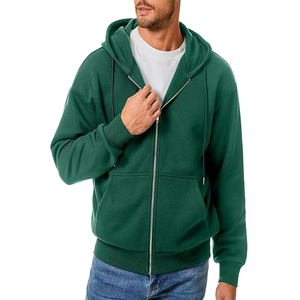 High Quality Cotton Oversized Hoodie for Men Loose Fit Custom Printed Logo Hooded Collar Front Logo Washed Technics Winter Solid - Product Image 2