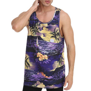 Débardeur décontracté pour homme en maille respirante, dernier design, couleur et logo personnalisables, tissu polyester/coton de haute qualité, vente en gros - Product Image 3