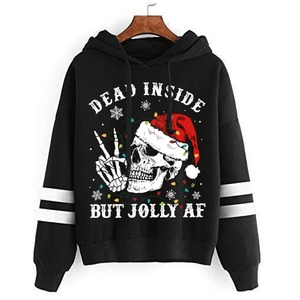 Premium 3D impreso Drop-shoulder Hoodies 2025 personalizado elegante sudaderas con capucha para mujer 100% algodón transpirable pulóver - Product Image 2