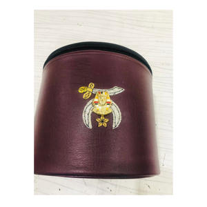 Maçonnique regalia Shriner Fez Case Maroon-Hse - Product Image 3