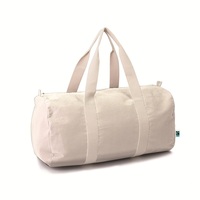 Sac de sport de luxe en toile de coton pour week-end Sac de sport durable réutilisable pour le football Autres sports Katoenen Sporttas Borsa