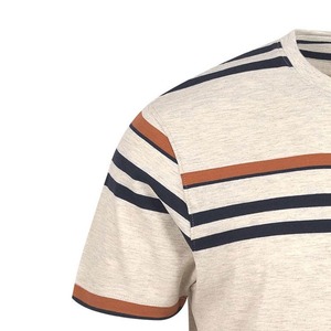 Camiseta de Lona de Algodón Transpirable de Alta Calidad para Hombre, Corte Regular 2024, Cuello Redondo, Estampado Digital Sólido, Logotipo Personalizado, Manga Corta - Product Image 2