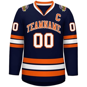 Vente en gros de maillots de hockey sur glace personnalisés maillots de sublimation en maille respirante fabriqués en usine sport d'équipe en tissu doux à séchage rapide de qualité supérieure - Product Image 5