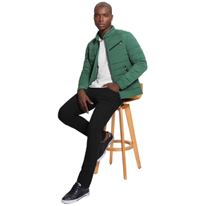 Estilo de moda Premium personalizado invierno cálido Streetwear lona transpirable secado rápido High Street Custom Brand Logo cremallera Bubble Puff - Product Image 4