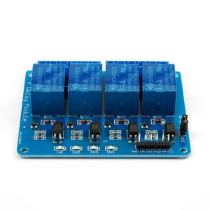 Module de relais 5V à 4 canaux avec isolation optocoupleur et indicateurs LED pour systèmes solaires - Product Image 3